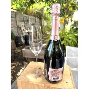 Tiffany & Co Single Classic Tulip Shape Crystal Champagne Flute Glass Size 9.5"